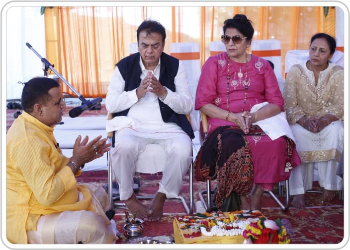 bhoomi pujan Chaardham  Vrindavan