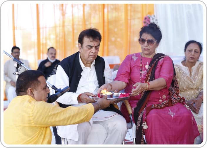 bhoomi pujan Chaardham  Vrindavan