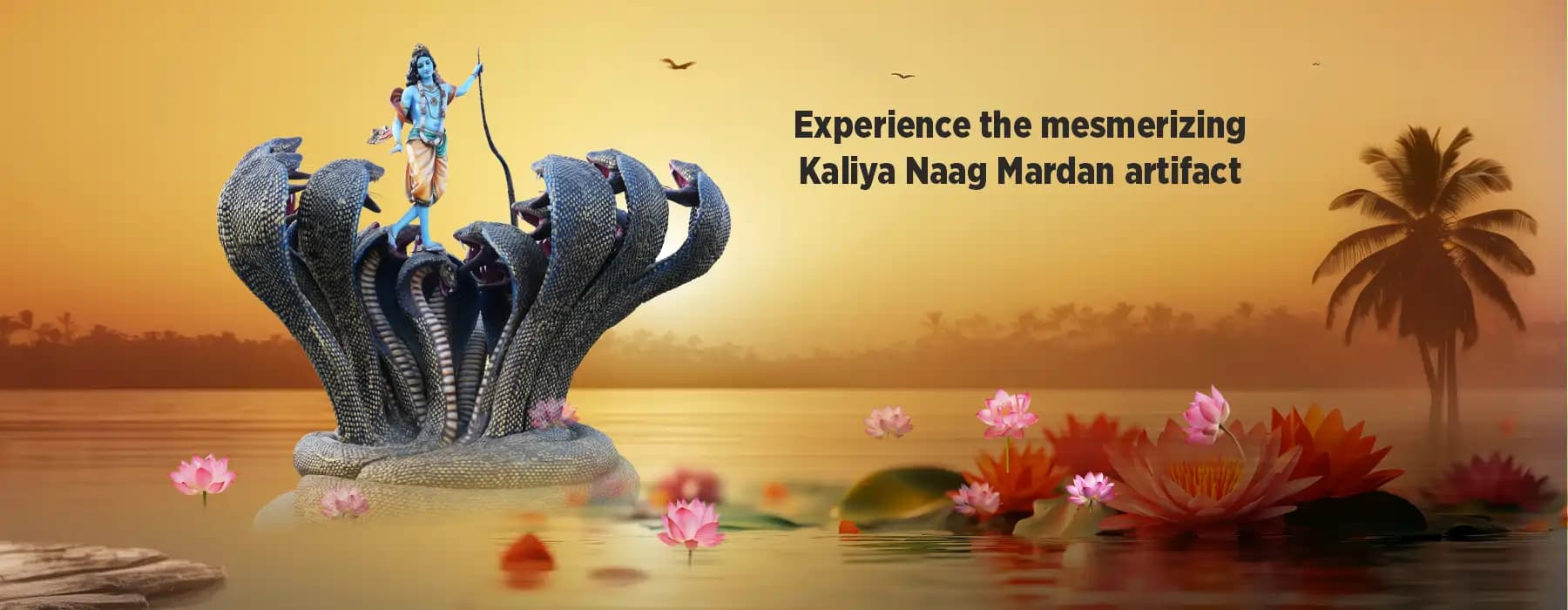 Information about Kaliya Naag Mardan at Chaar Dham Temple, Vrindavan