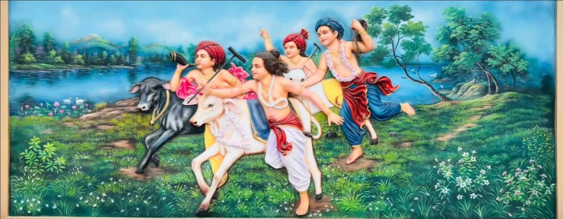   gopashtami at chaar dham temple vrindavan