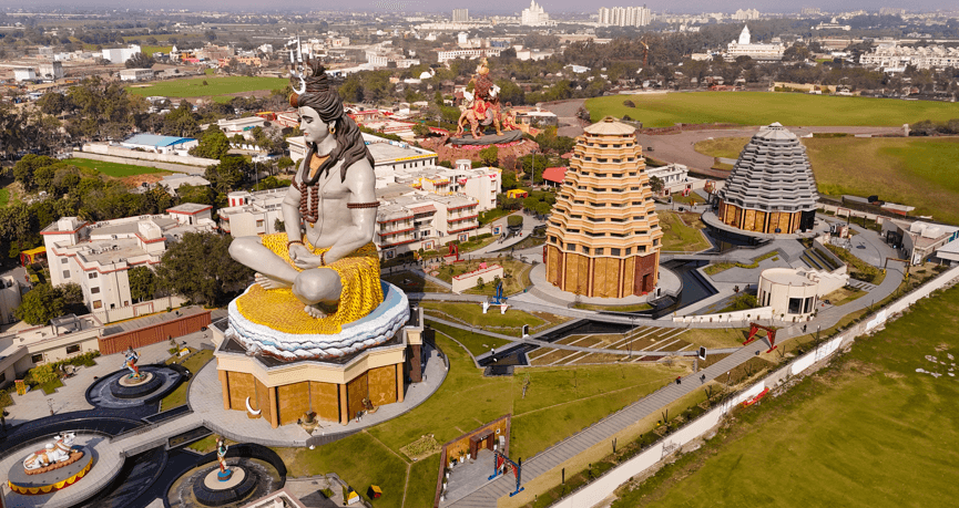 what-is-the-chaar-dham-temple-in-vrindavan-famous-for