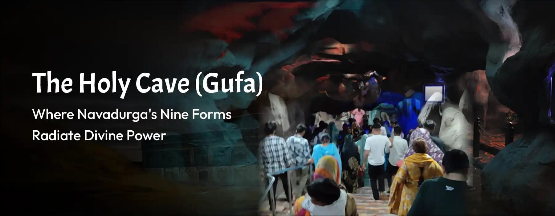  Experience the replica of maa vaishno devi gufa in vrindavan