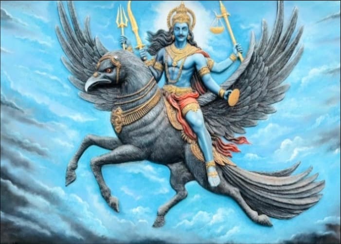 Shani Dev’s Vehicle – The Black Horse