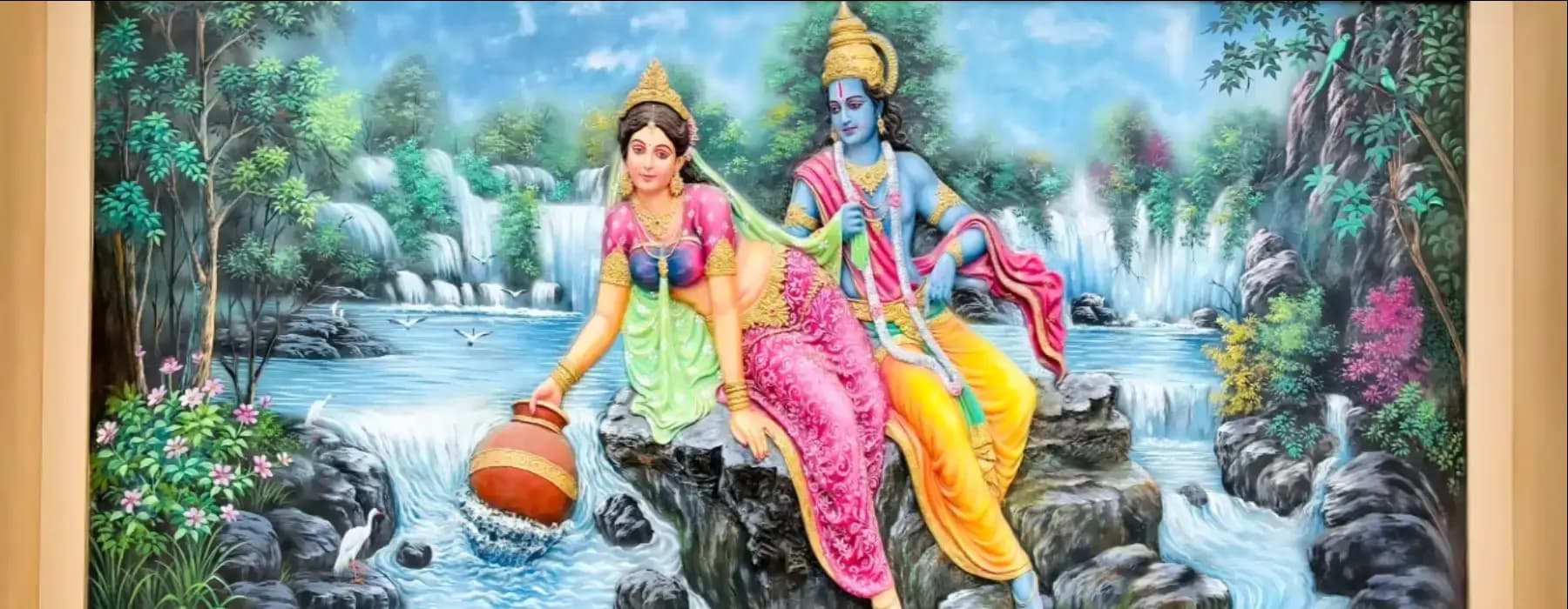 Photos of divine love radha krishna at chaar dham temple vrindavan
