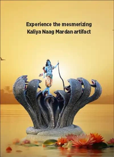 Information about Kaliya Naag Mardan at Chaar Dham Temple, Vrindavan