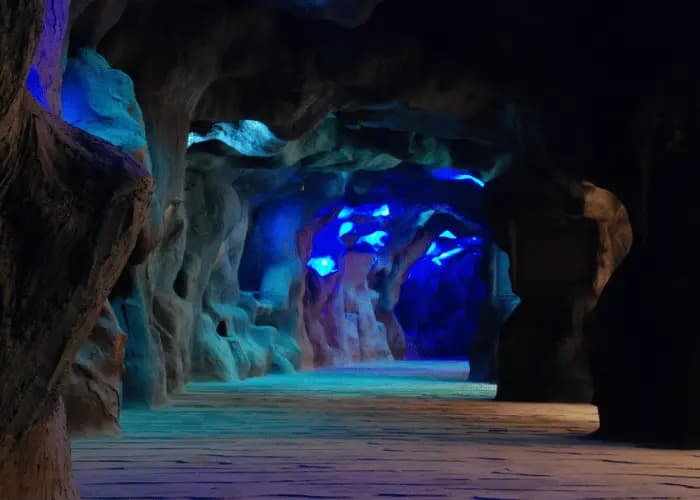 Experience the replica of maa vaishno devi gufa in vrindavan