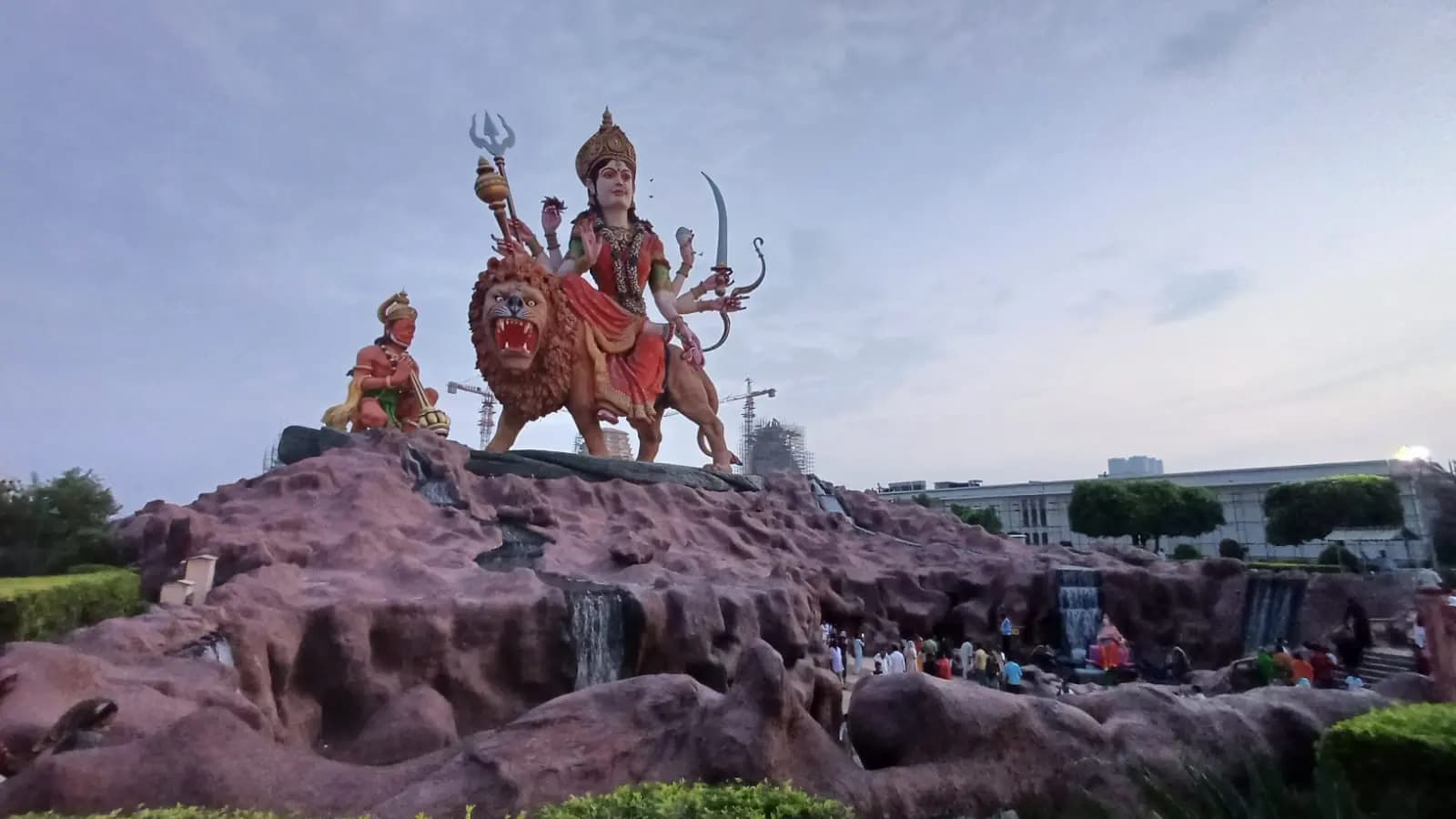 Visit Maa Vaishno Devi Temple at Chaar Dham Temple at Vrindavan.