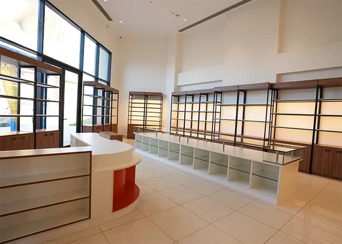 Rudra gift shop at Chaar Dham Temple Vrindavan selling spiritual souvenirs.