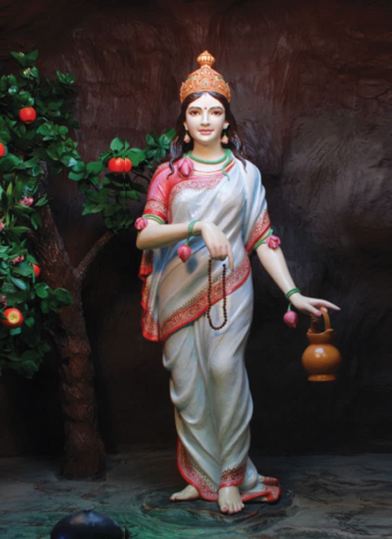 Temple dedicated to Maa Brahmacharini in Vrindavan's Chaar Dham