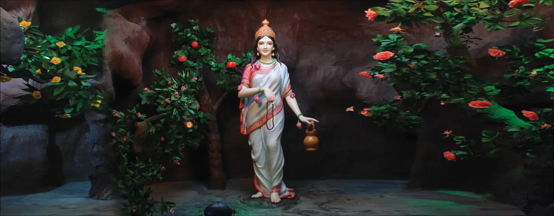 Temple dedicated to Maa Brahmacharini in Vrindavan's Chaar Dham