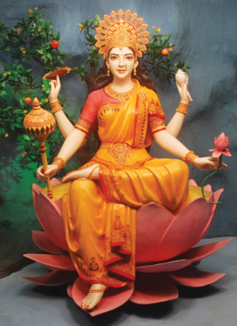 Maa Siddhidatri Temple at Chaar Dham Vrindavan bestowing siddhis and blessings.