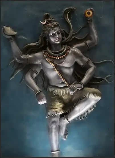 Artistic depiction of Lord Shiva representing power, rhythm and divinity
