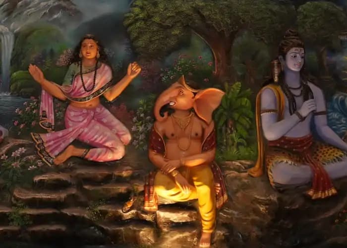 Shiva family and divine wisdom