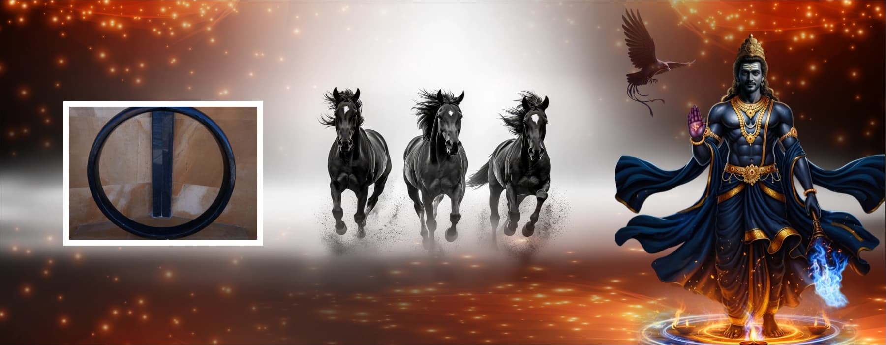 Horseshoe symbol used for Shani dosha remedies