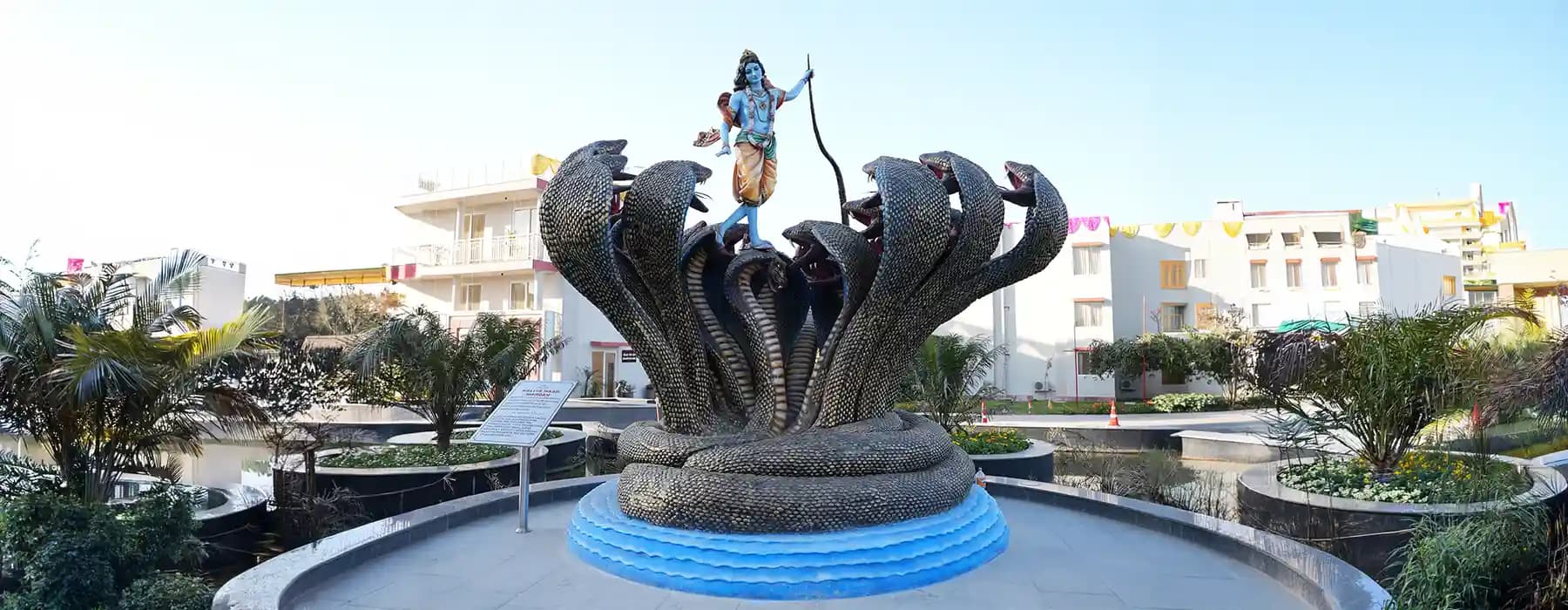Information about Kaliya Naag Mardan at Chaar Dham Temple, Vrindavan